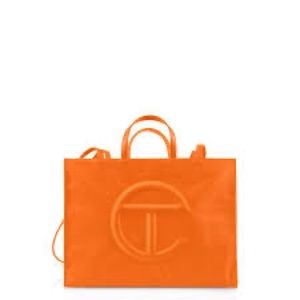 NWT! LARGE ORANGE TELFAR HANDBAG